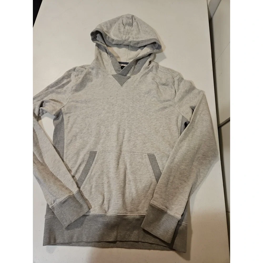 Banana Republic Hoodie Gray Size S Pullover Hoodie Leisure athletic Cotton(A1276